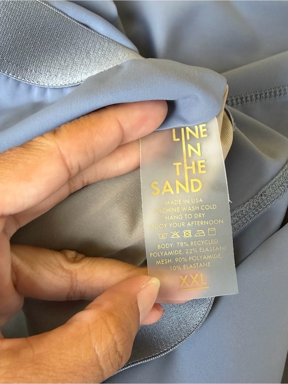 Line in the Sand Light Blue Pullover Jacket - Picture 7 of 7